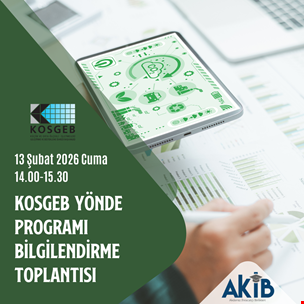 KOSGEB YÖNDE Desteği Webinarı